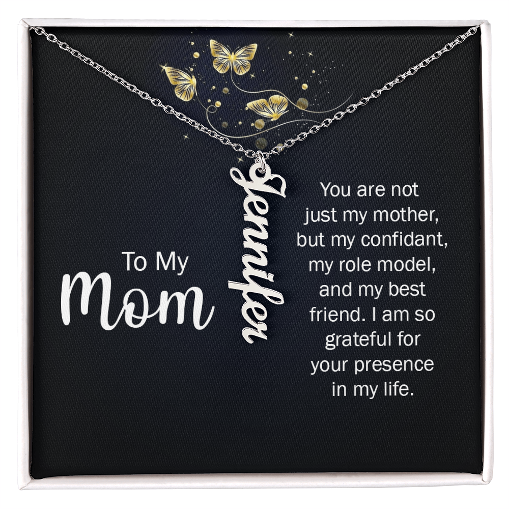 To My Mom - Name Necklace
