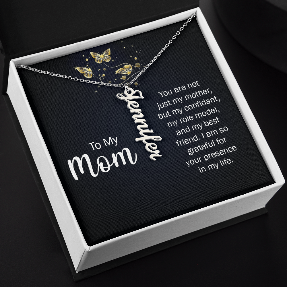 To My Mom - Name Necklace