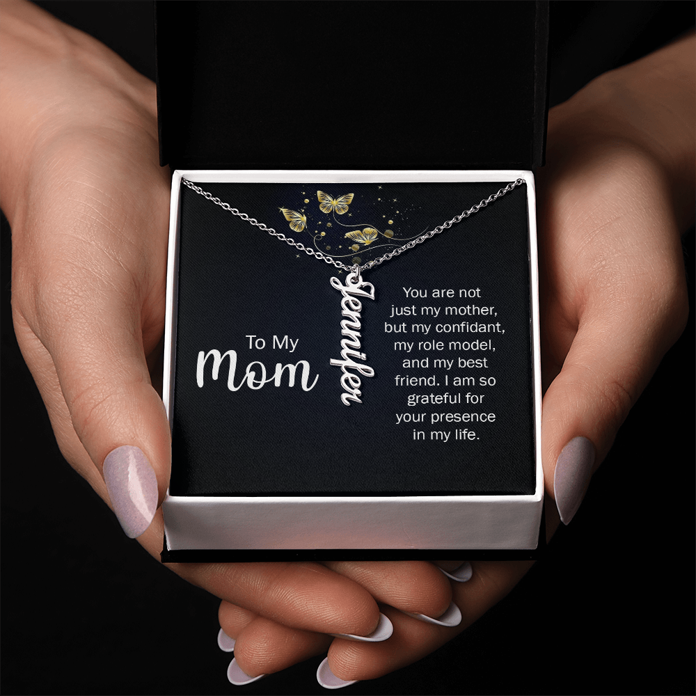 To My Mom - Name Necklace