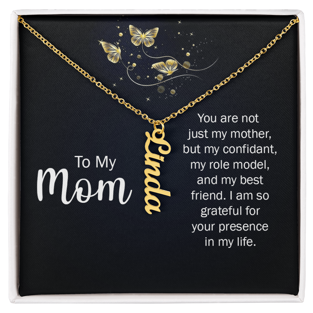 To My Mom - Name Necklace