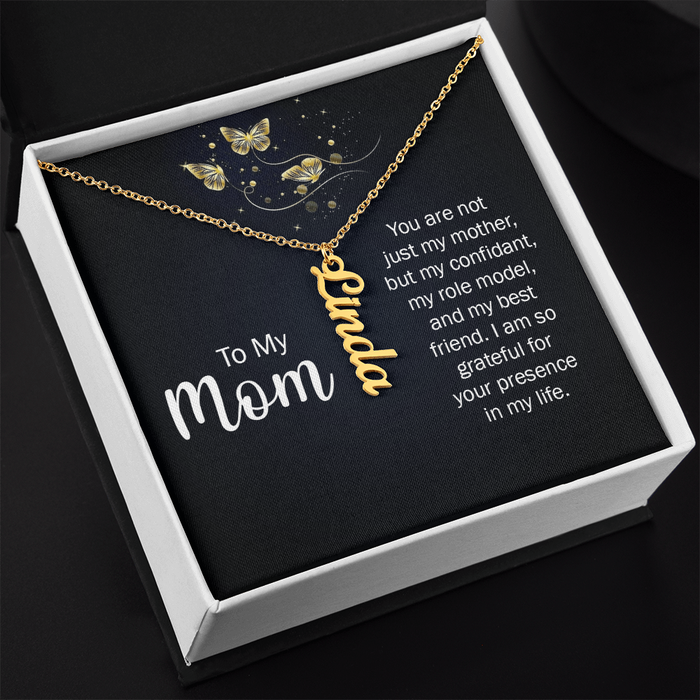 To My Mom - Name Necklace