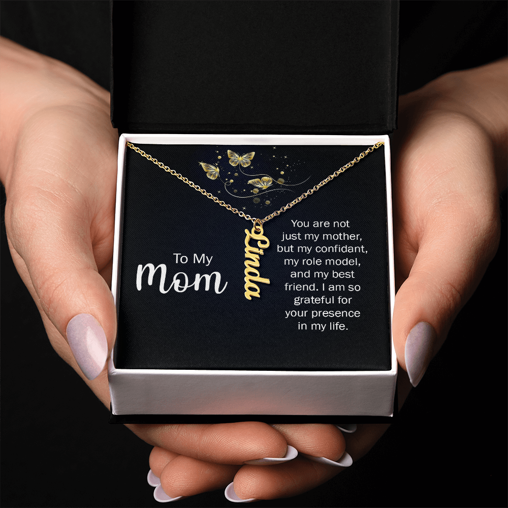 To My Mom - Name Necklace