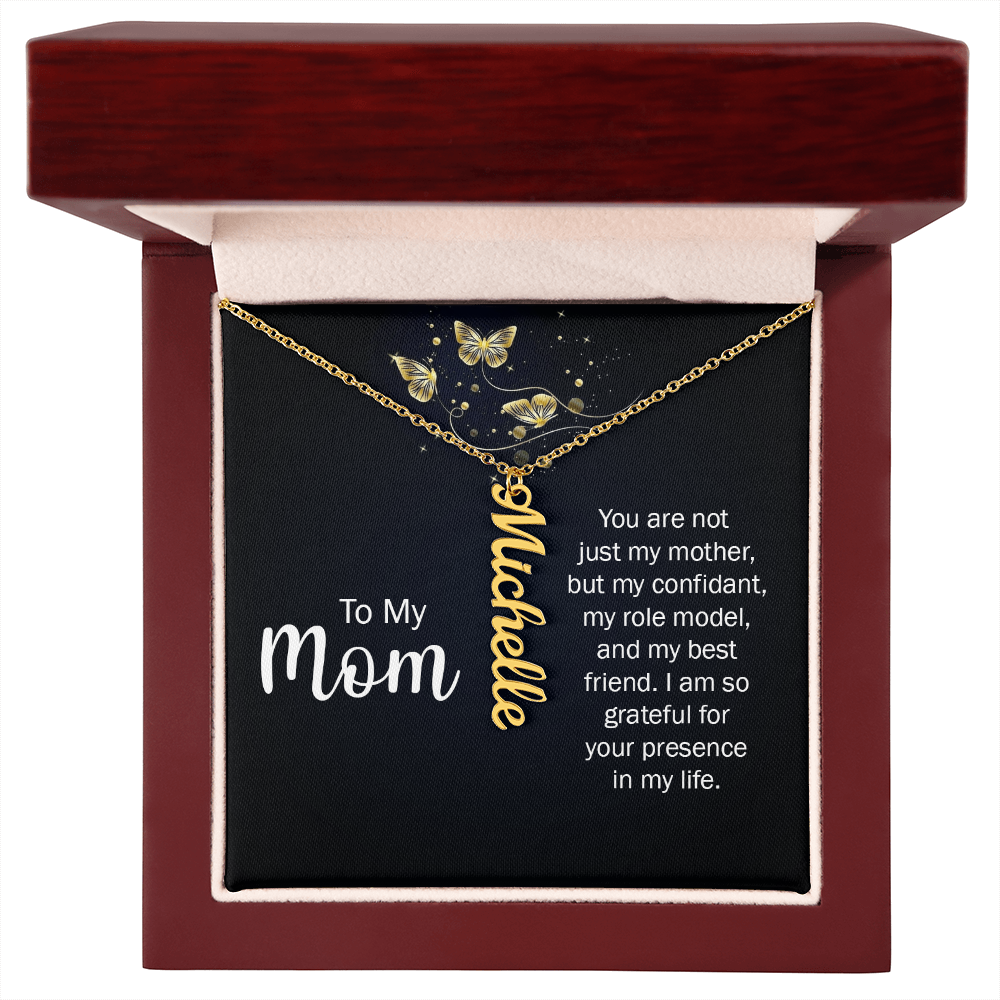 To My Mom - Name Necklace