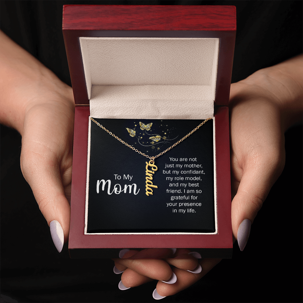 To My Mom - Name Necklace