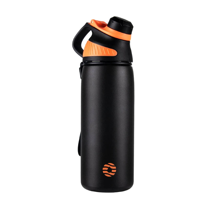 This stainless steel water bottle features a convenient magnetic lid, making it easy to enjoy your favorite beverages on-the-go. Crafted from durable stainless steel, this bottle offers long-lasting use and a sleek, modern design. Stay hydrated and stylish with this must-have accessory.
