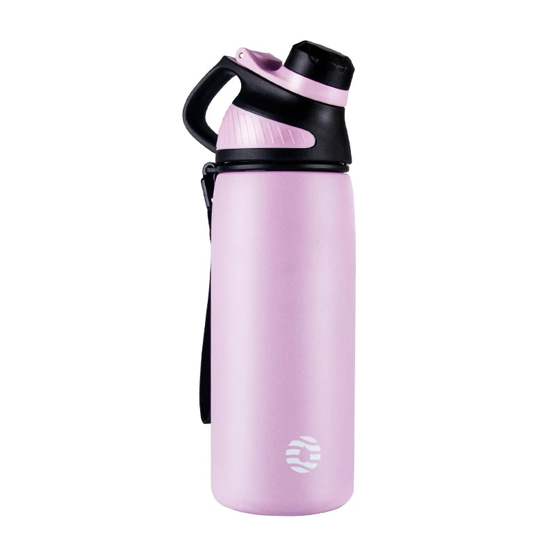 This stainless steel water bottle features a convenient magnetic lid, making it easy to enjoy your favorite beverages on-the-go. Crafted from durable stainless steel, this bottle offers long-lasting use and a sleek, modern design. Stay hydrated and stylish with this must-have accessory.