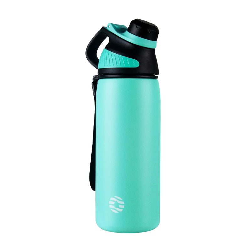 This stainless steel water bottle features a convenient magnetic lid, making it easy to enjoy your favorite beverages on-the-go. Crafted from durable stainless steel, this bottle offers long-lasting use and a sleek, modern design. Stay hydrated and stylish with this must-have accessory.