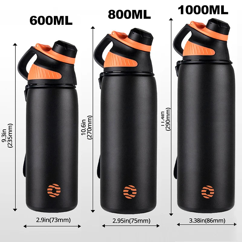 This stainless steel water bottle features a convenient magnetic lid, making it easy to enjoy your favorite beverages on-the-go. Crafted from durable stainless steel, this bottle offers long-lasting use and a sleek, modern design. Stay hydrated and stylish with this must-have accessory.